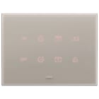 VIMAR - PLACCA 4M GRIGIO PERLA