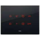 VIMAR - PLACCA 4M NERO DIAMANTE