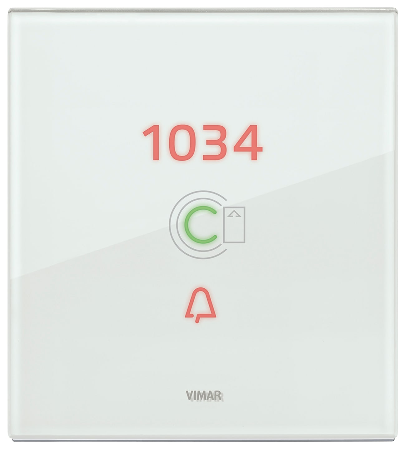 VIMAR - Placca Elettronica Verticale per Lettore Transponder Esterno con Etichette Camera 21846