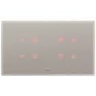 VIMAR - PLACCA 5MBS (2+BLANK+2) GRIGIO PERLA