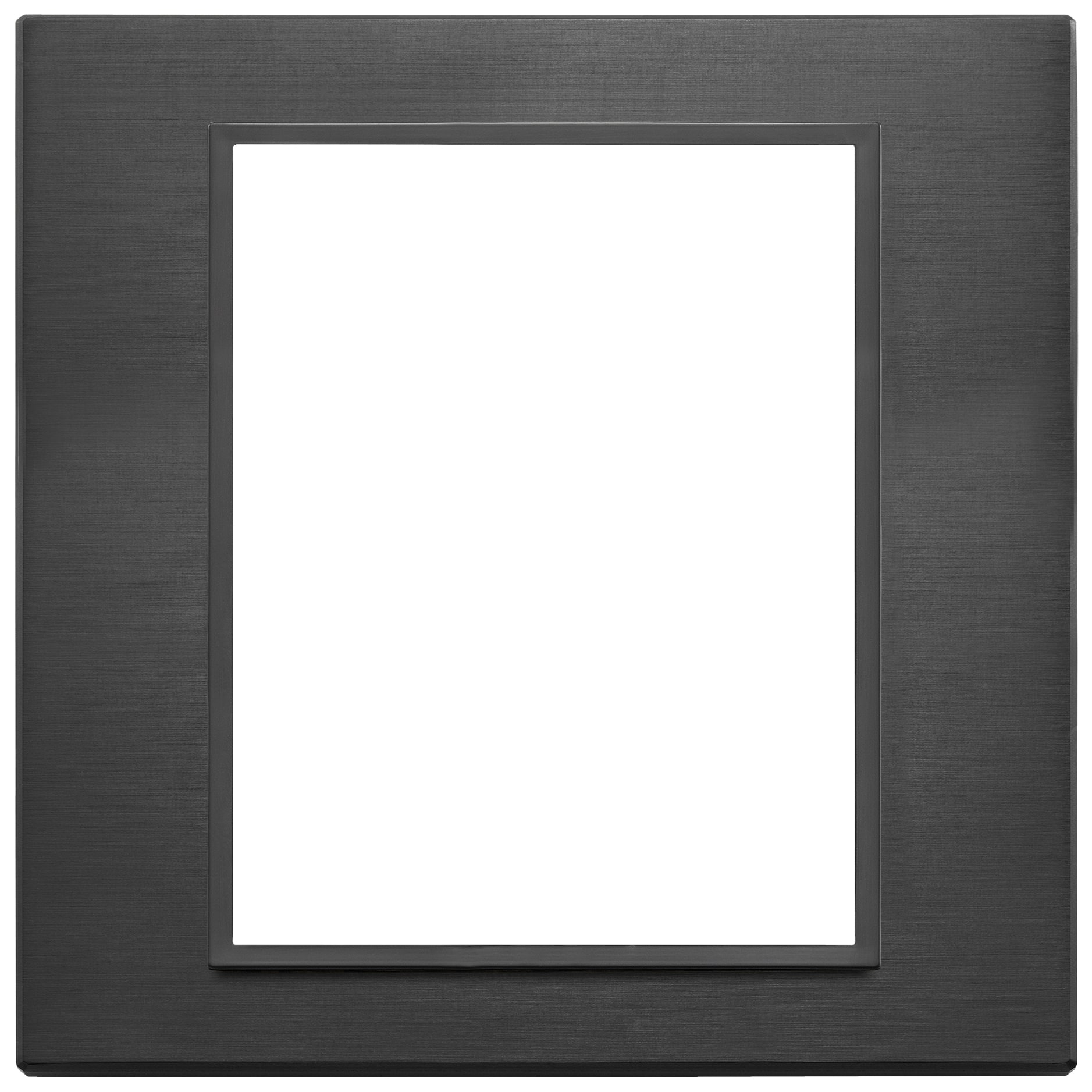 VIMAR - PLACCA 8M NERO TOTALE