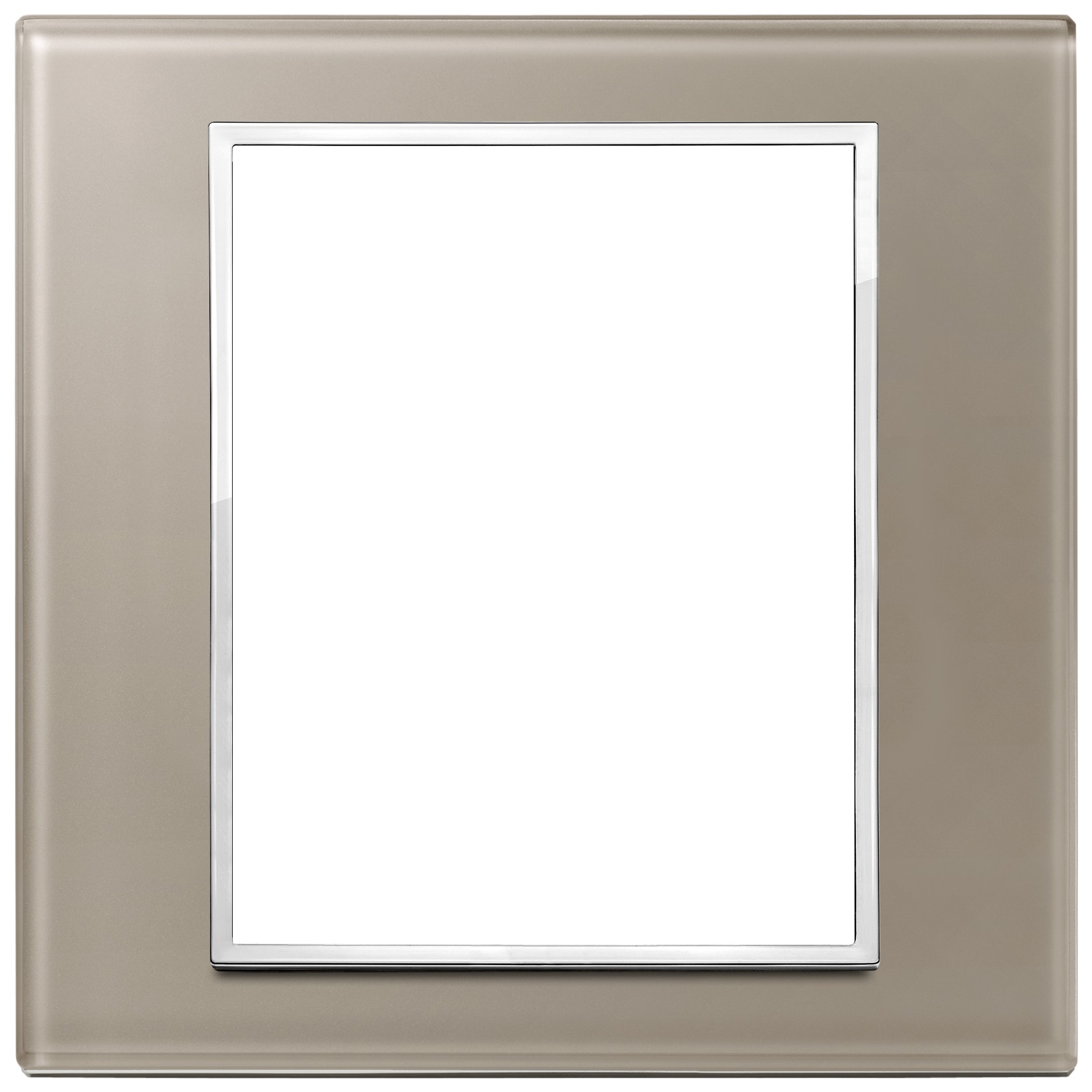 VIMAR - PLACCA 8M OPALE BRUNO