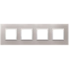 VIMAR - PLACCA 8M (2+2+2+2) INT71 GRIGIO PERLA