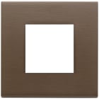 VIMAR - PLACCA 2M BRONZO SCURO SPAZZOLATO