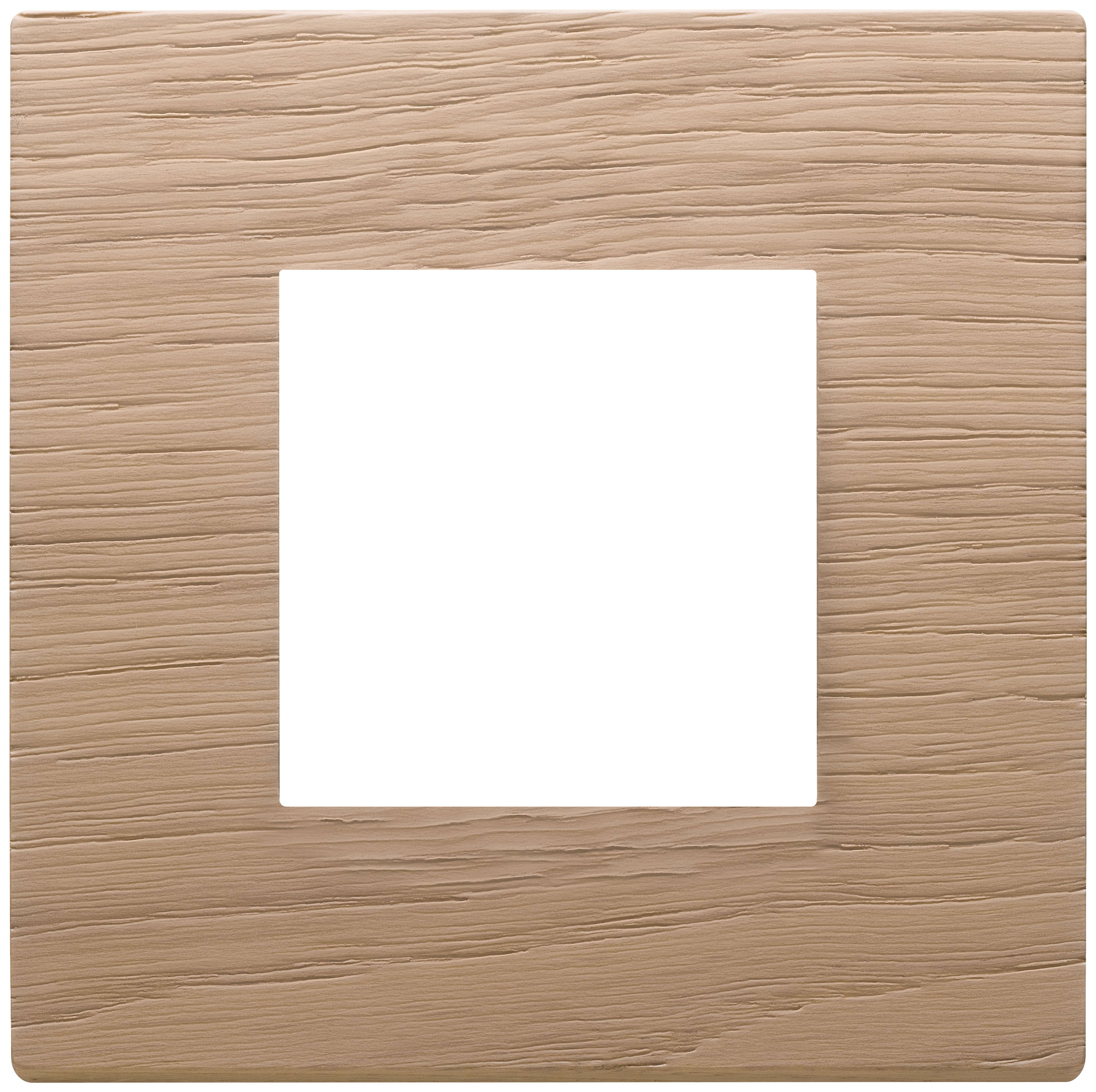 VIMAR - Placca 2 Moduli in Legno Rovere Solido