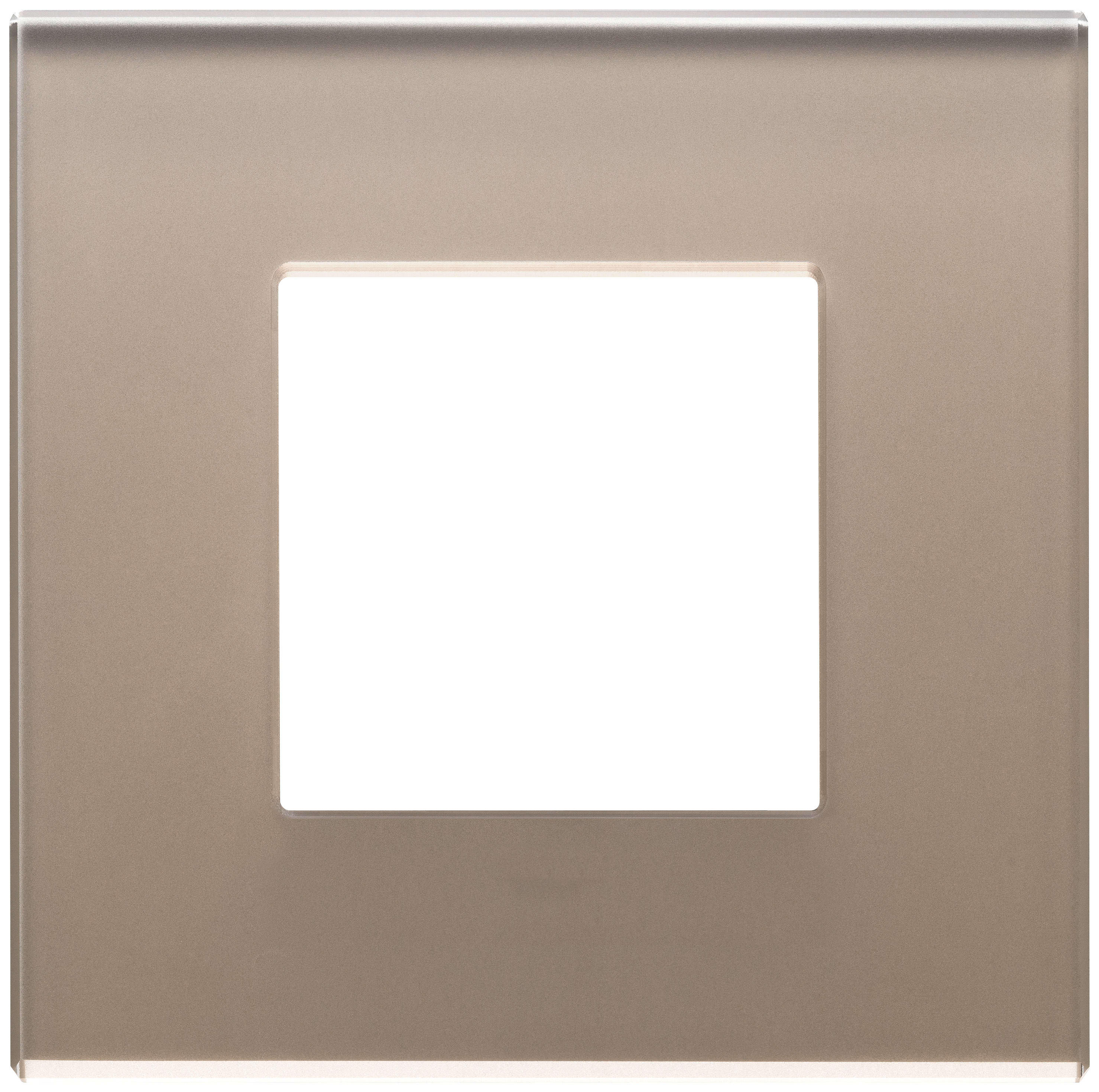 VIMAR - PLACCA 2M OPALE BRUNO