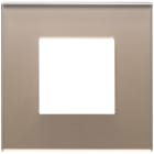 VIMAR - PLACCA 2M OPALE BRUNO