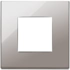 VIMAR - PLACCA 2M CROMO NERO