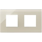 VIMAR - PLACCA 4M (2+2)INT71 BIANCO CANAPA