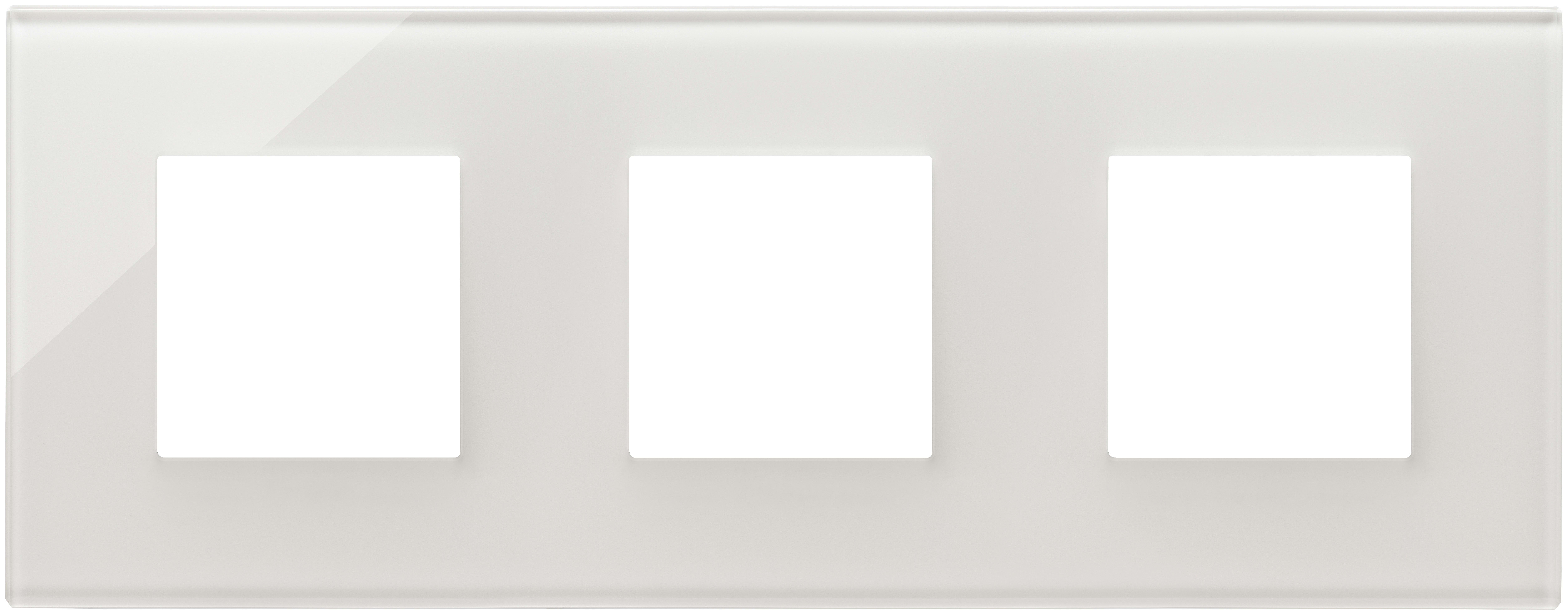VIMAR - PLACCA 6M (2+2+2) INT71 BIANCO LATTE
