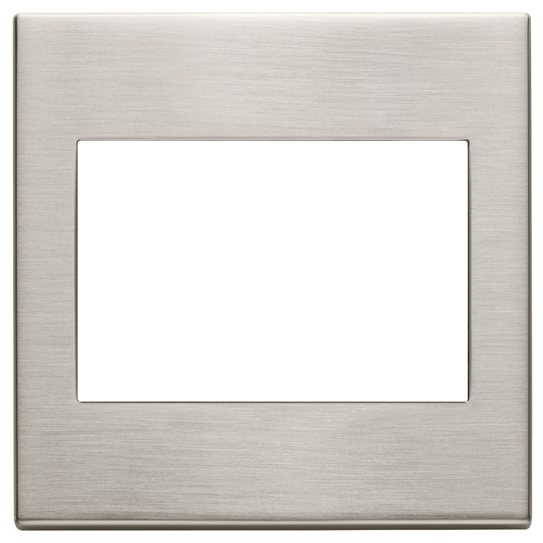 VIMAR - PLACCA 3M BS NICHEL SPAZZOLATO