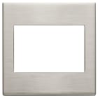 VIMAR - PLACCA 3M BS NICHEL SPAZZOLATO