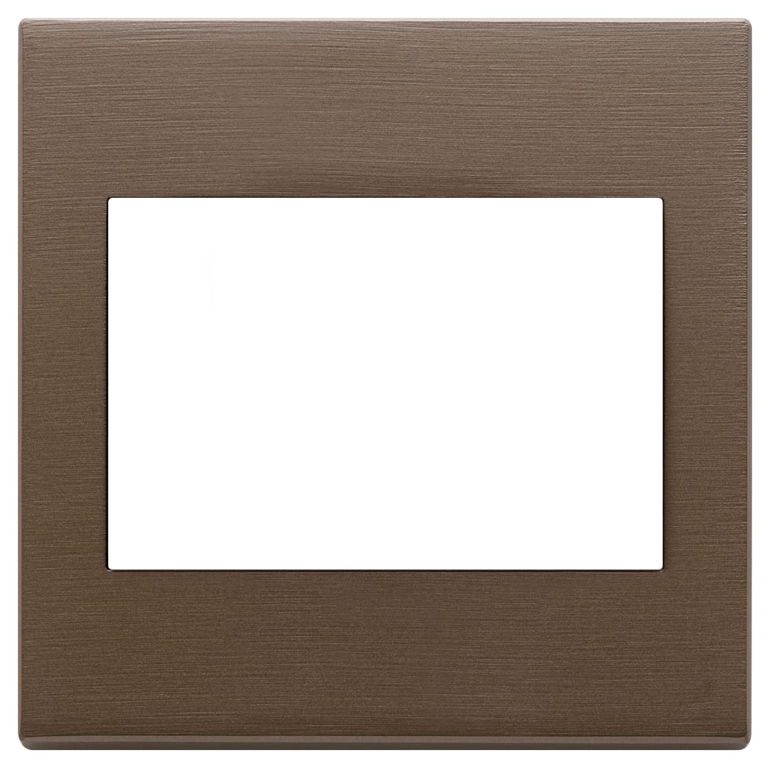 VIMAR - PLACCA 3M BS BRONZO SCURO SPAZZOLATO