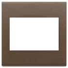 VIMAR - PLACCA 3M BS BRONZO SCURO SPAZZOLATO