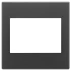 VIMAR - PLACCA 3M BS NERO SATINATO