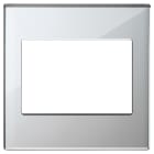 VIMAR - PLACCA 3M BS ARGENTO GHIACCIO