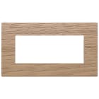 VIMAR - Placca 5 Moduli Legno Rovere Solide per Impianti Elettrici