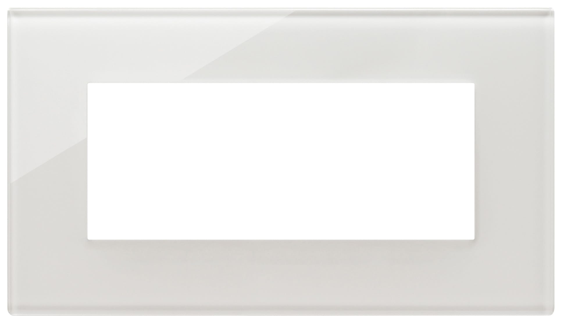 VIMAR - PLACCA 5M BS BIANCO LATTE