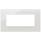 VIMAR - PLACCA 5M BS BIANCO LATTE