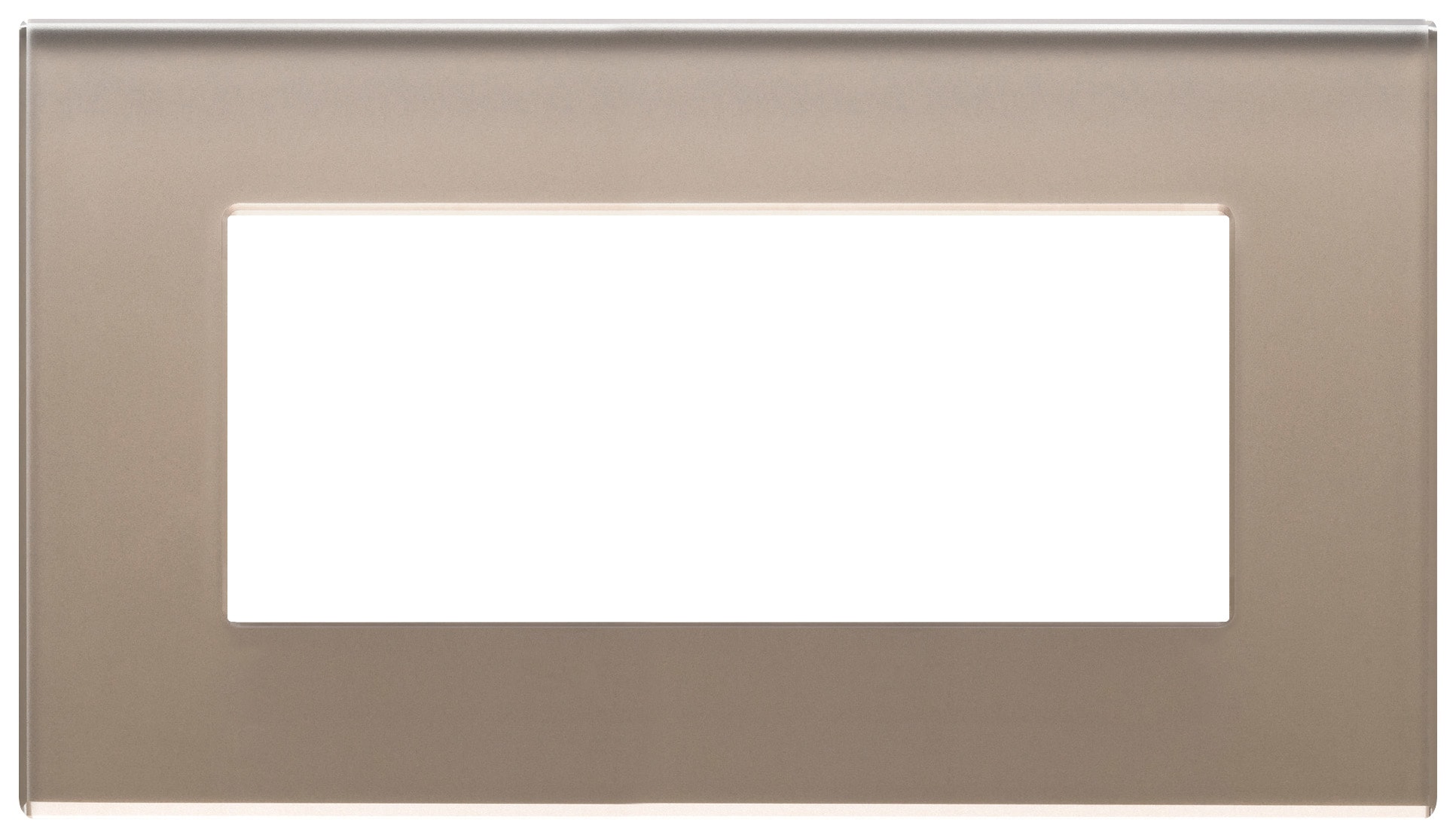 VIMAR - PLACCA 5M BS OPALE BRUNO