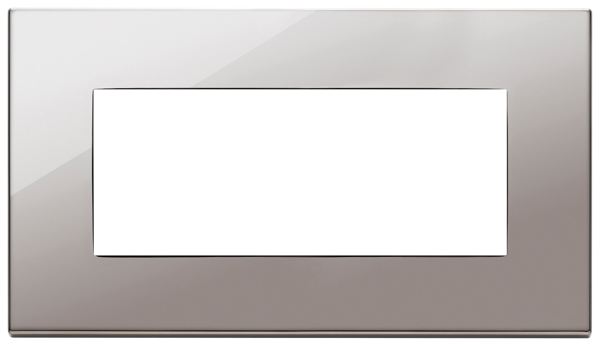VIMAR - PLACCA 5M BS CROMO NERO