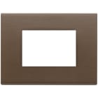 VIMAR - PLACCA 3M BRONZO SCURO SPAZZOLATO