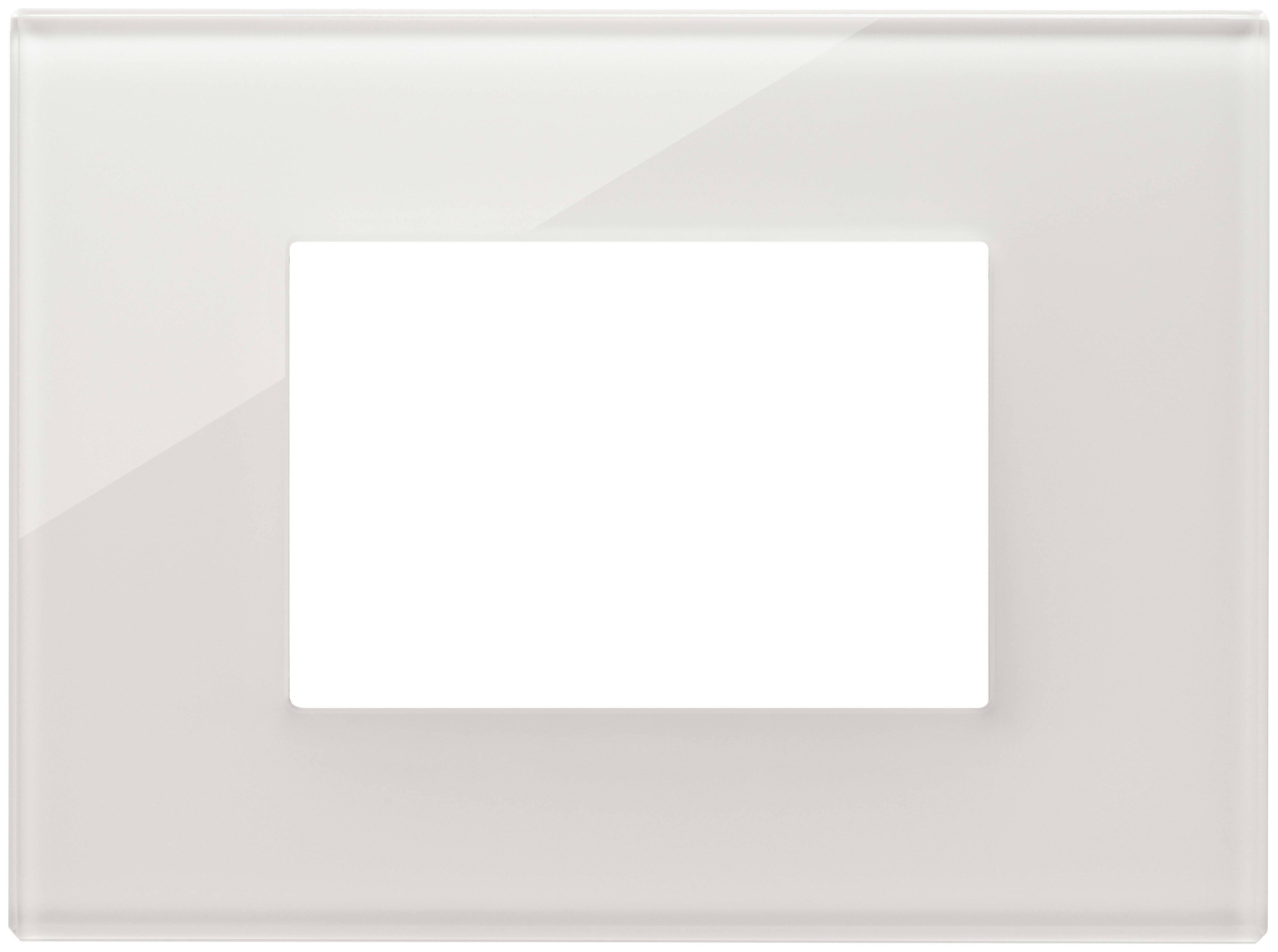 VIMAR - PLACCA 3M BIANCO LATTE