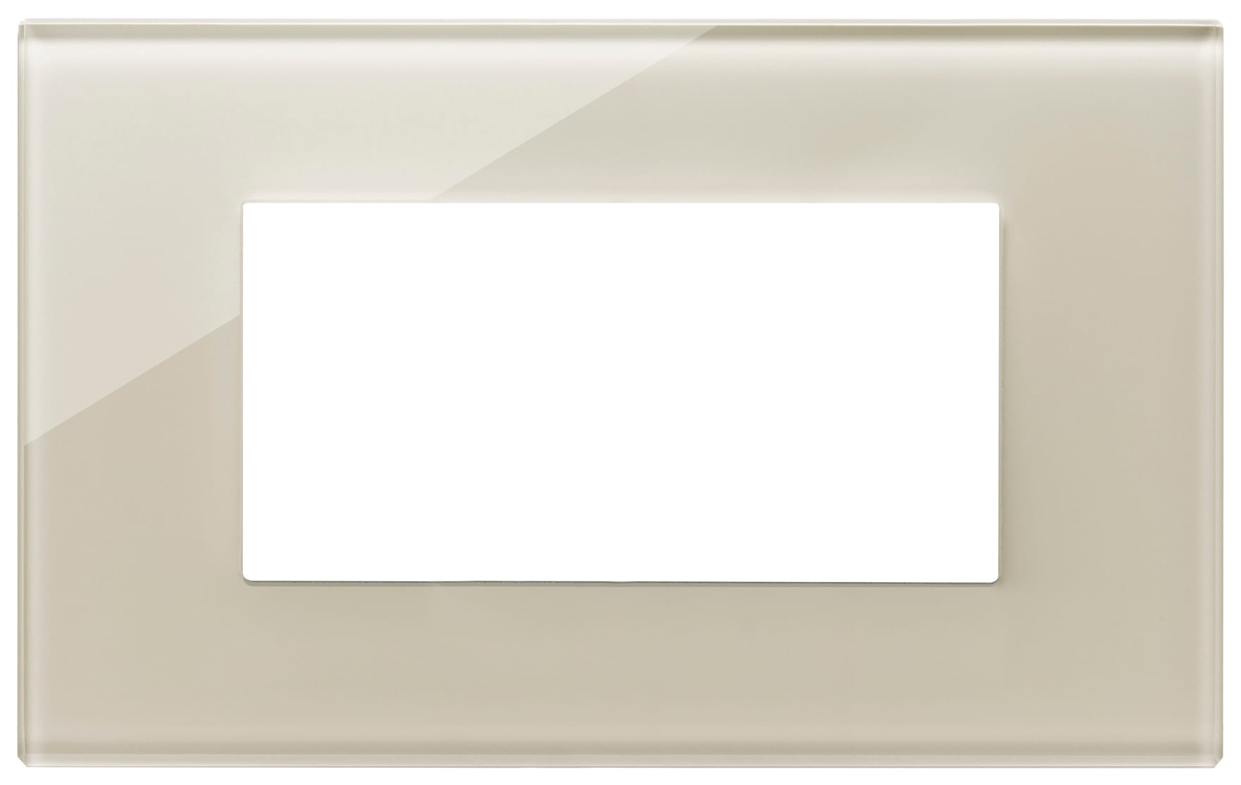 VIMAR - PLACCA 4M BIANCO CANAPA