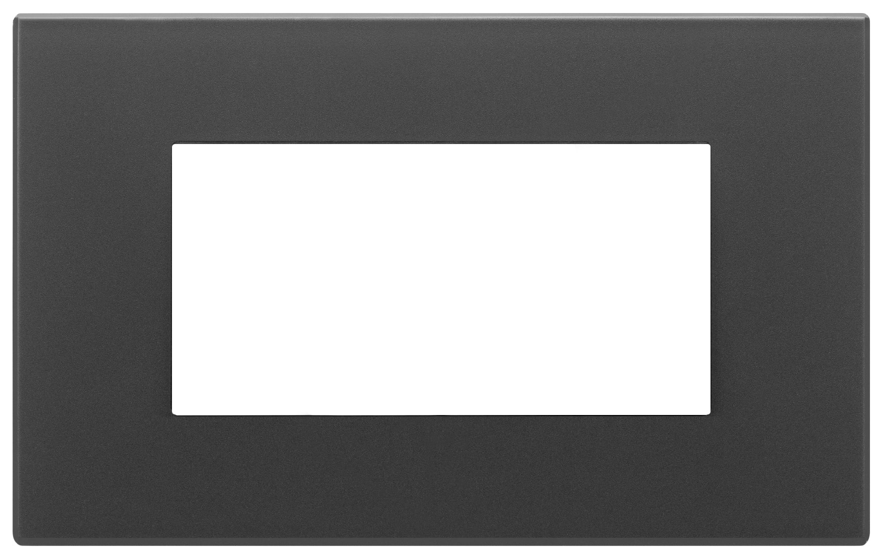 VIMAR - PLACCA 4M NERO SATINATO