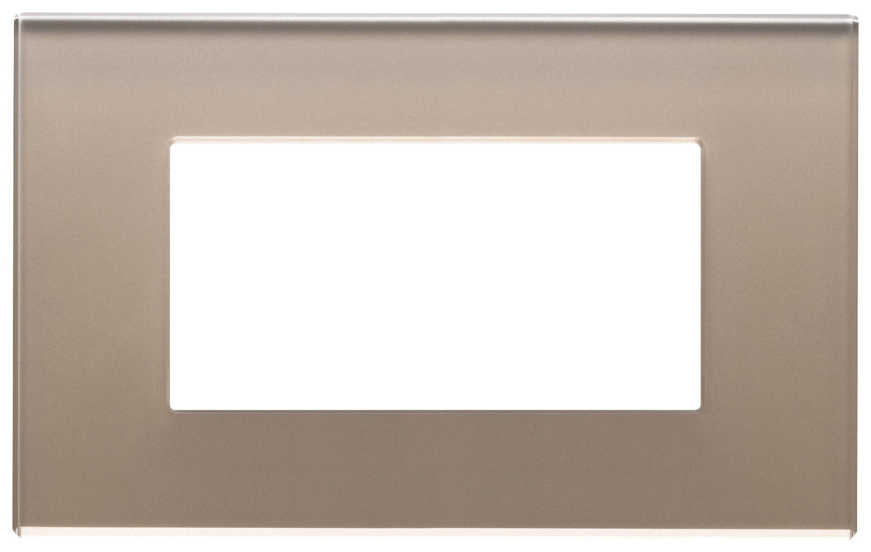 VIMAR - PLACCA 4M OPALE BRUNO