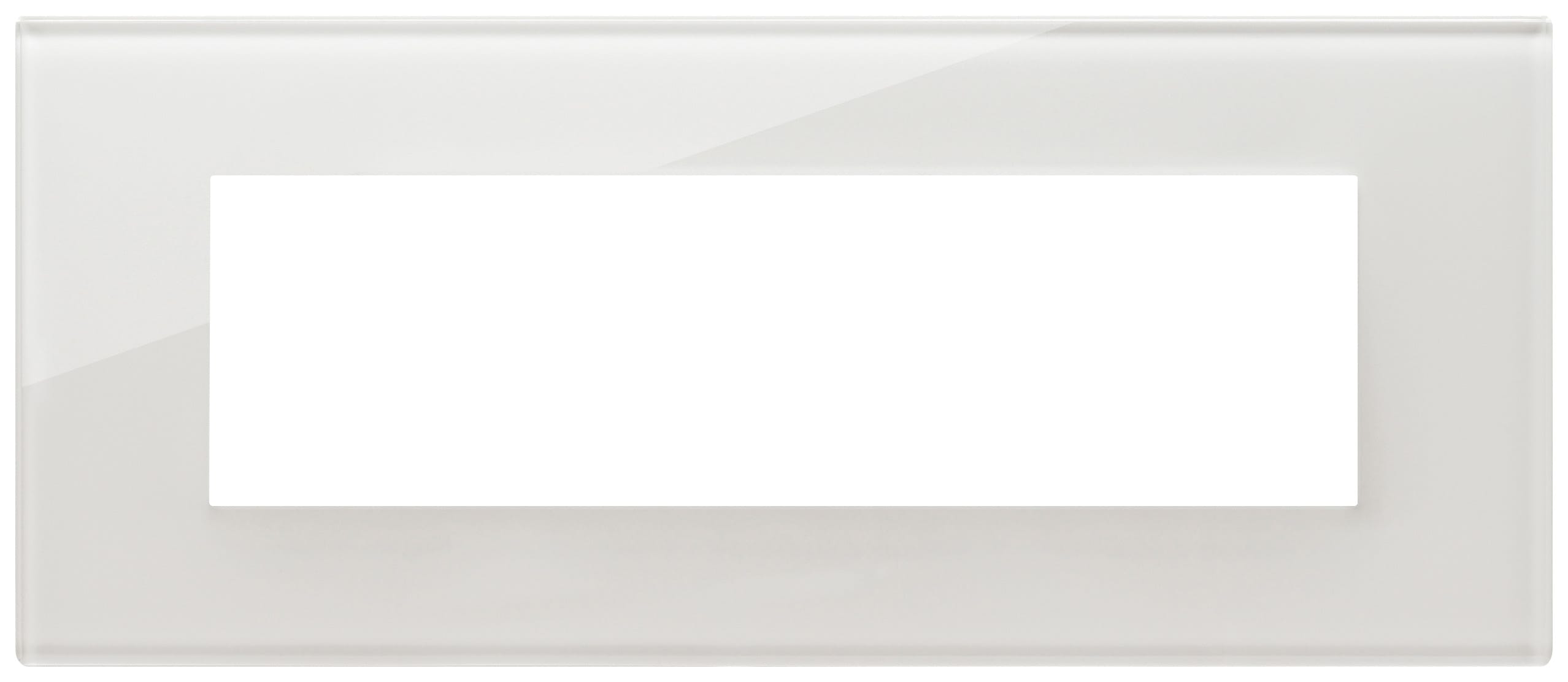 VIMAR - PLACCA 7M BIANCO LATTE
