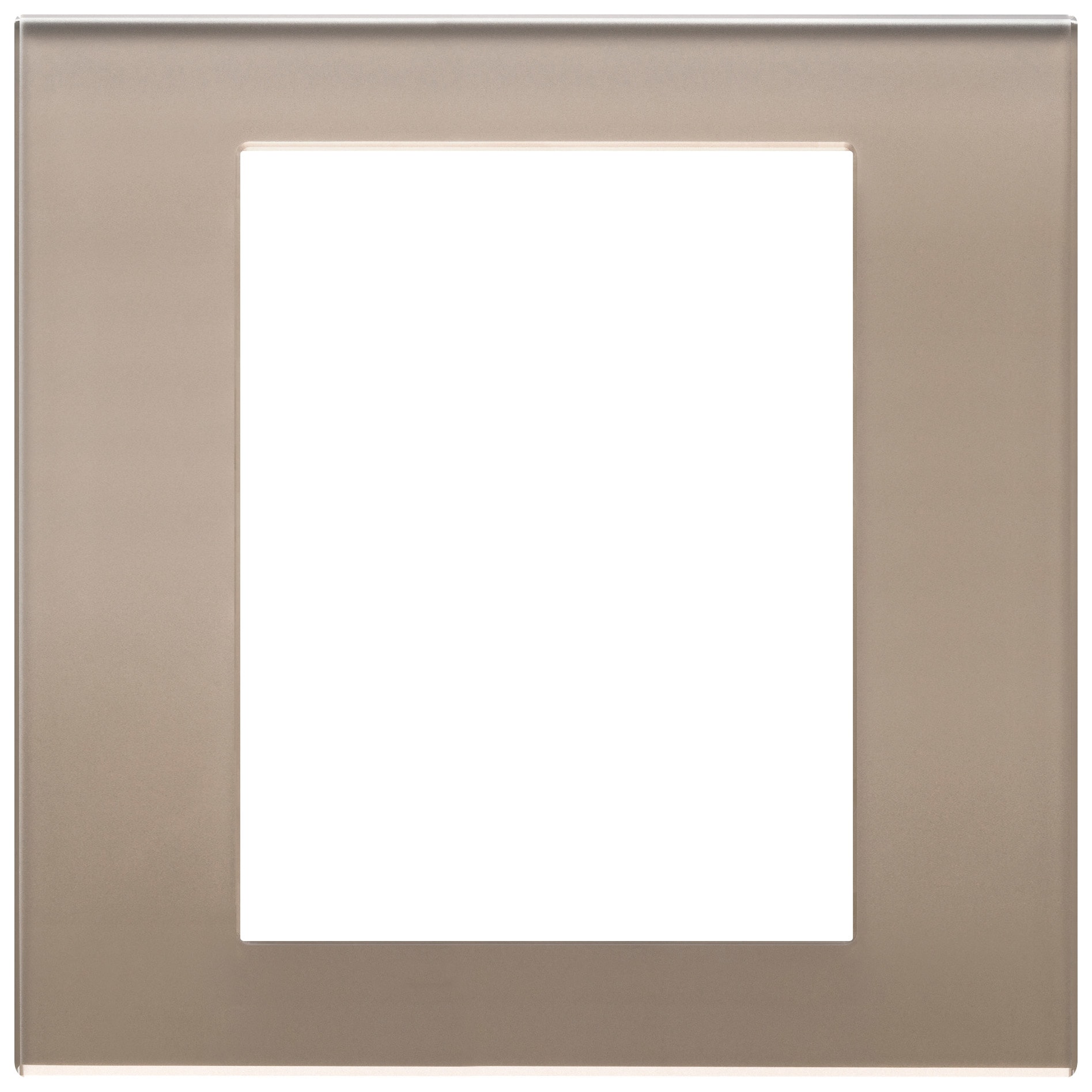 VIMAR - PLACCA 8M OPALE BRUNO