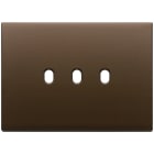 VIMAR - PLACCA 3MX3 VINTAGE BRONZO SCURO SPAZZ.