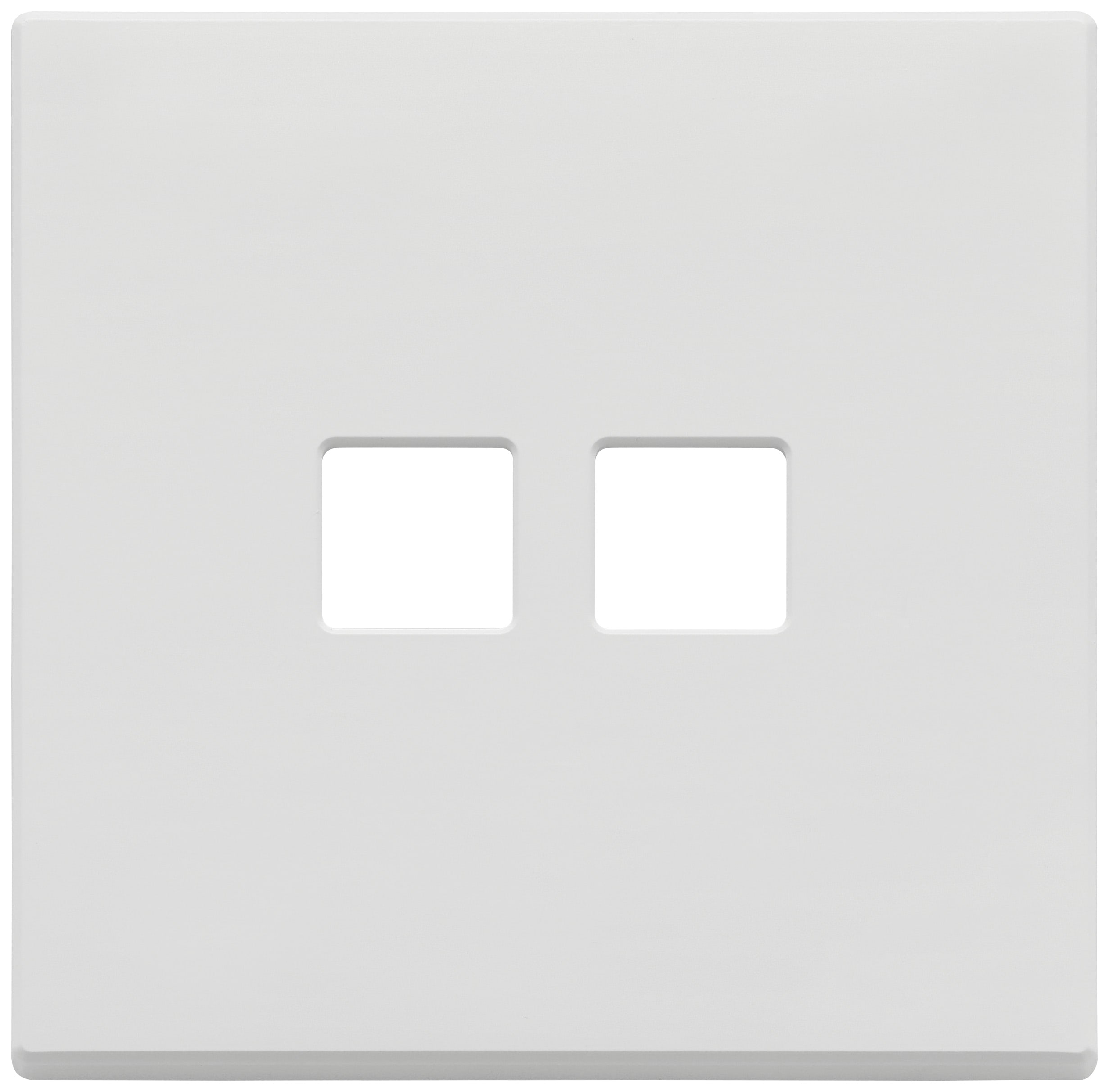 VIMAR - PLACCA 2MX2 FLAT BIANCO MATT