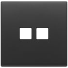 VIMAR - PLACCA 2MX2 FLAT GRIGIO ANTRACITE