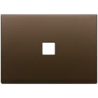 VIMAR - PLACCA 3MX1 FLAT BRONZO SCURO SPAZZ.
