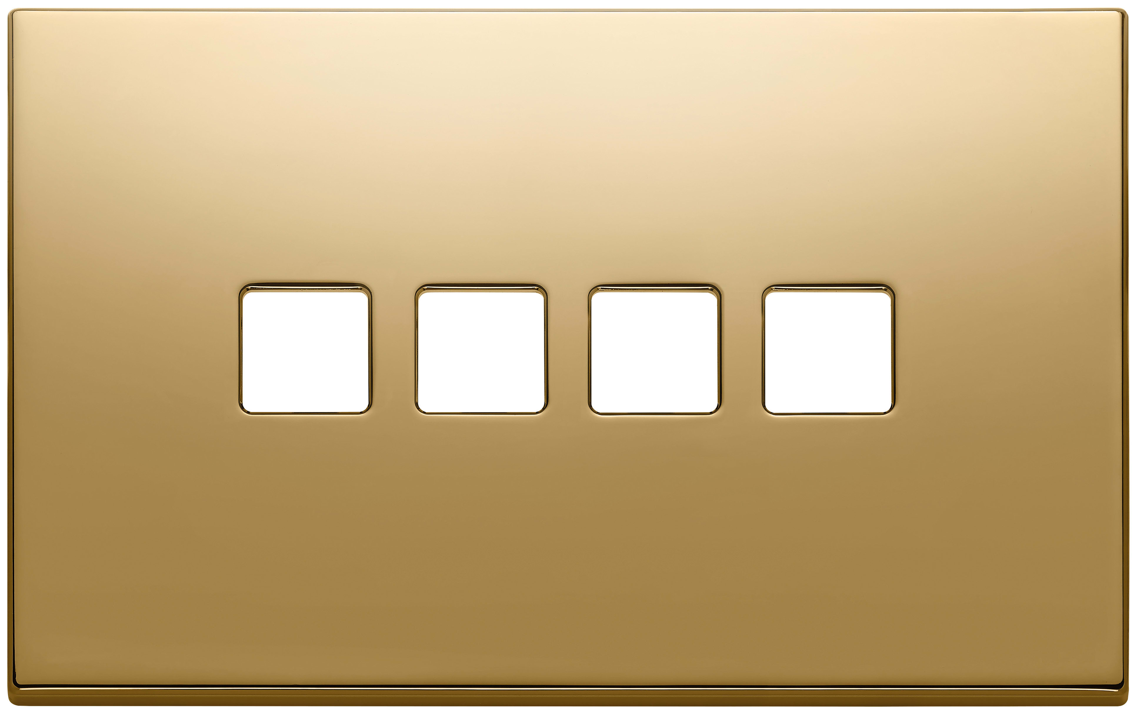 VIMAR - PLACCA 4MX4 FLAT ORO