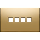 VIMAR - PLACCA 4MX4 FLAT ORO