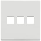 VIMAR - PLACCA 3MX3 BS FLAT BIANCO MATT