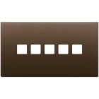 VIMAR - PLACCA 5MX5 BS FLAT BRONZO SCURO SP.