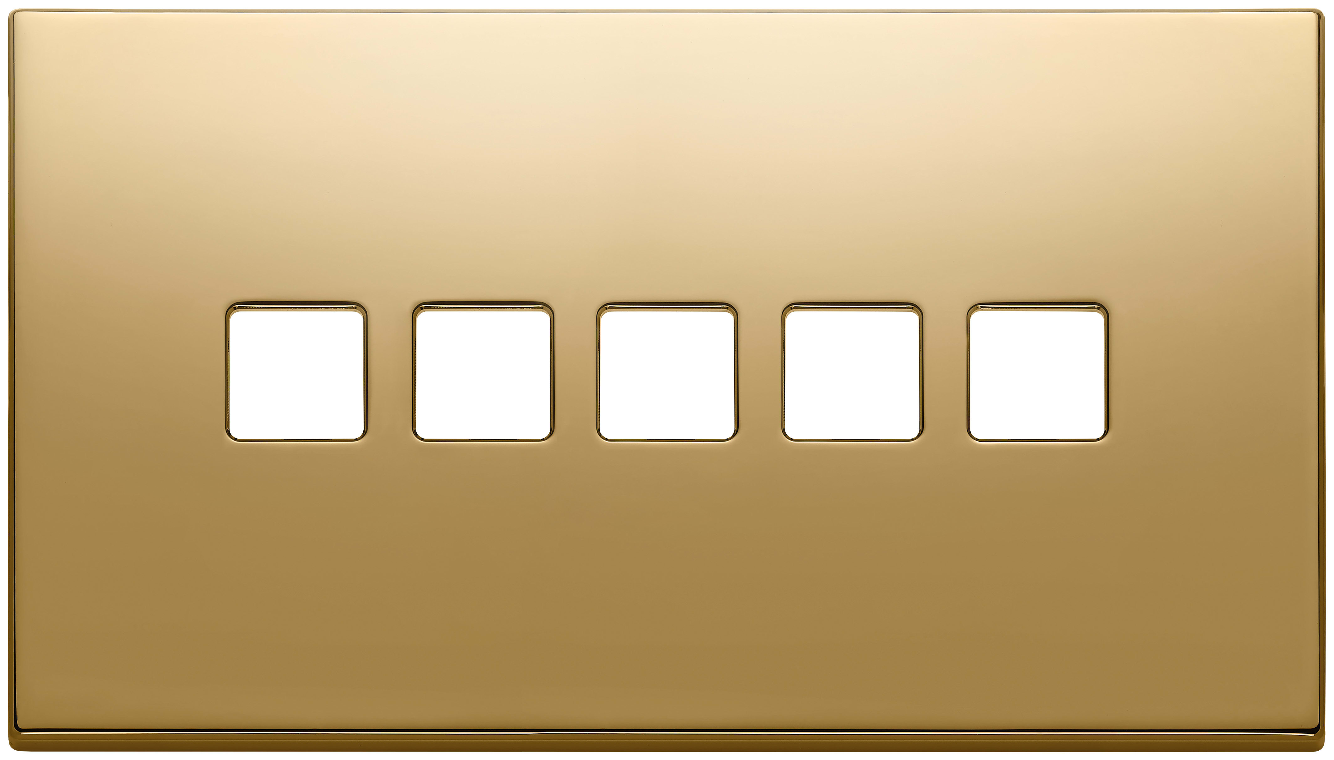 VIMAR - PLACCA 5MX5 BS FLAT ORO