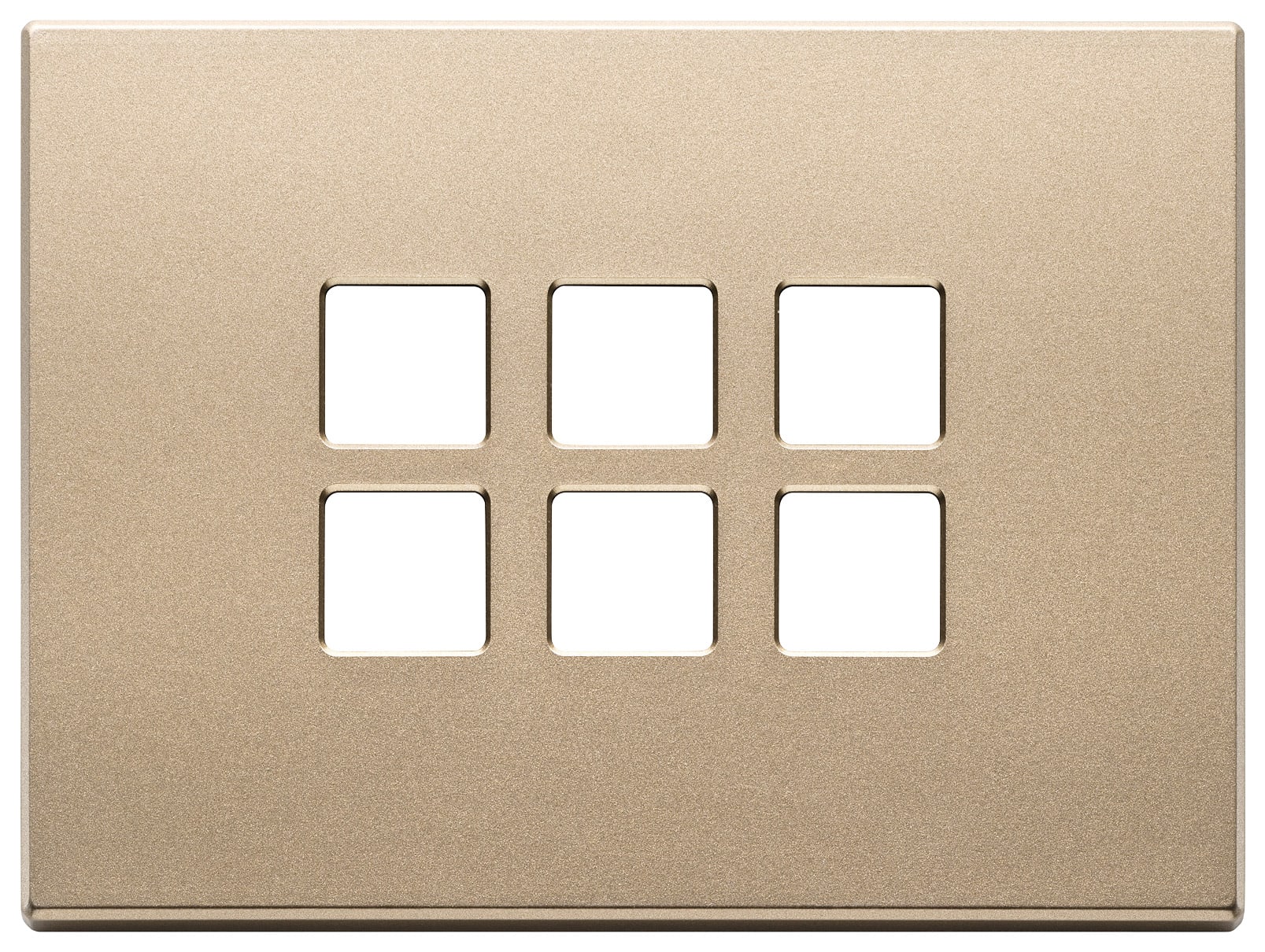 VIMAR - PLACCA 3MX6 FLAT ORO SATINATO