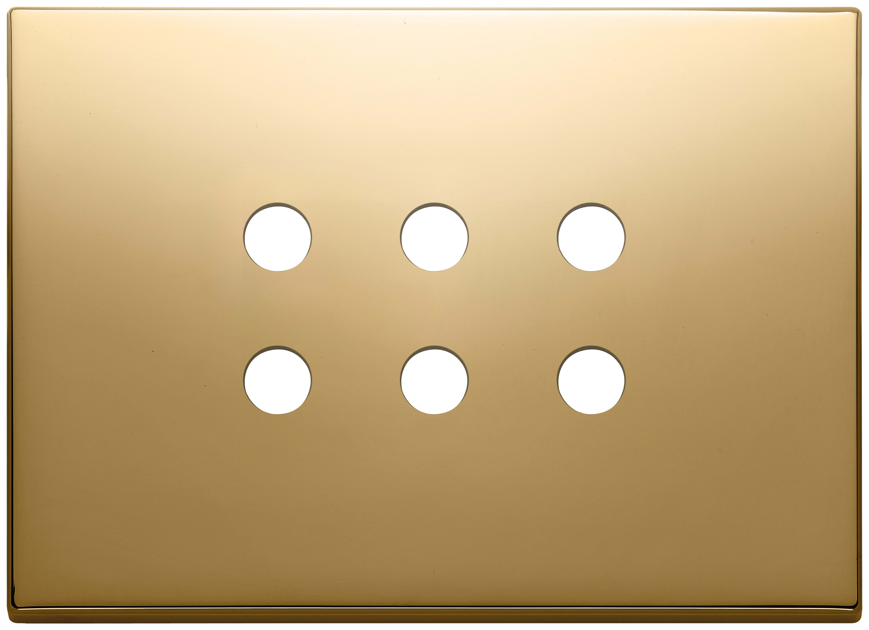 VIMAR - Placca 3 Moduli Oro Per Sei Comandi Domotici/Knx