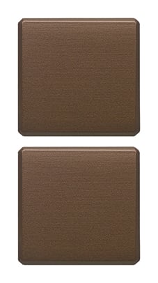 VIMAR - DUE TASTI FLAT NO SIMBOLI BRONZO