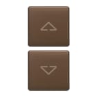 VIMAR - DUE TASTI FLAT SIMBOLI FRECCE BRONZO
