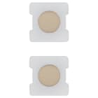 VIMAR - Due Tasti Tondo Domotica Illuminazione Oro Satinato Intercambiabili Comandi KNX