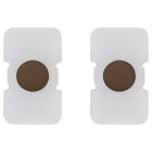 VIMAR - Due Tasti Tondo Elettromeccanico Illuminabile Bronzo Intercambiabile Comandi Elettromeccanici