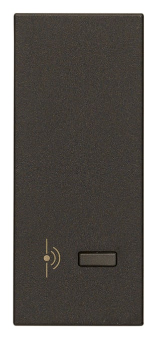 VIMAR - Sensore Radar Connesso IoT Nero - UWB Bluetooth 5.0 Mesh View Wireless, Uscita Stato Solido, Ingresso Pulsante Esterno, Alimentazione 100-240V