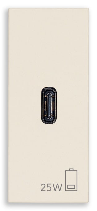 VIMAR - ALIMENTATORE USB C PD 25W CANAPA