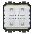 VIMAR - Comando Bluetooth a 4 Pulsanti RF 2.4 GHz con Energy Harvesting da Generatore Elettrodinamico - Moduli 31506 e 31506.2